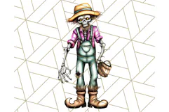 Bold Zombie Clipart PNG, Creepy Halloween Clip Art Product Image 5
