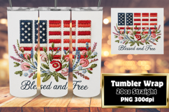 CUSTOM PNG Tumbler Design 20oz , Patriotic Product Image 1