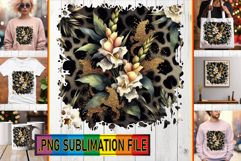 Unique PNG Designs for TSHIRT, Leopard Prints Product Image 1