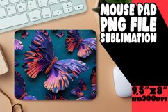 Spring Fantasy 3D Mouse Pad - Vibrant Butterflies Product Image 1