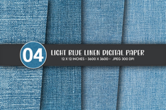 Light Blue Linen Digital Paper Product Image 1