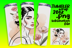 Trendy 20oz Design for Sublimation , Beauty Woman Product Image 1