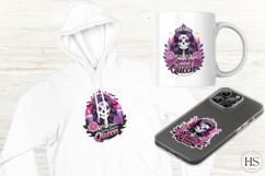 Spooky Season Queen Halloween Sublimation, Pink Halloween Product Image 2