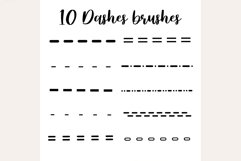 10 Dashes Procreate Brushes Product Image 3