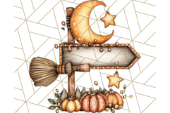 Halloween Fairy House Clipart PNG, Spooky Cottage Art Product Image 5
