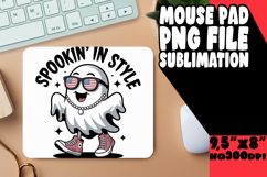 BRIGHT MOUSE PAD SUBLIMATION ART, Funny Ghost Product Image 1