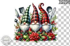 Christmas kitchen Gnome Sublimation - Clipart PNG Design Product Image 1