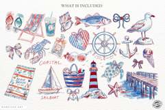 Hand-Drawn Coastal Clipart Product Image 4