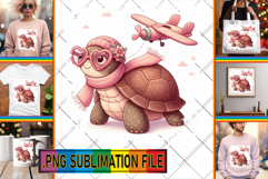 Joyful TSHIRT Art Sublimation, Turtle Product Image 1