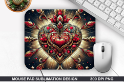 Mouse Pad Sublimation, Jesus Mouse Pad PNG Design Product Image 1
