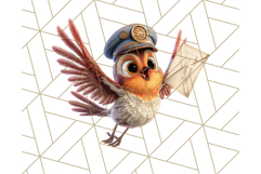 Forest Mail Delivery Clipart PNG, Animal Post Office PNG Product Image 5