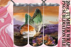 20oz Wrap: Dazzling Glitter Butterfly Patterns Product Image 1