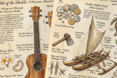 Summer Tropical Hawaiian Junk Journal Pages Product Image 3