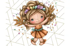 Woodland Autumn Parade Clipart PNG Fall Animals Product Image 5