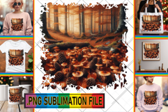 Cheerful TOTE BAG Art Ideas PNG, Autumn Product Image 1