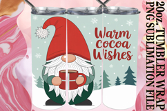 Sweet memories 20oz tumbler wrap, Holiday Gnome Product Image 1
