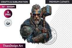 Viking Aesir &amp; Vanir Norse God Illustrations PNG Clipart Product Image 1