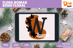 Flora Nomad Boho Floral Monogram Product Image 1