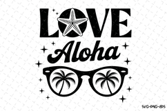 Love Aloha svg | Summer Svg | Svg Cut Files Product Image 1