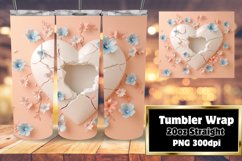 Love's 3D Embrace Tumbler Product Image 1