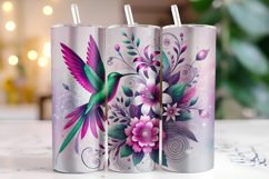 Bird &amp; Flower Tumbler Wrap | Sublimation | Tumblers Product Image 1