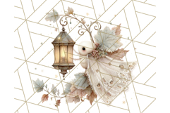 Winter Animal Masquerade Clipart PNG Woodland Animals Product Image 5