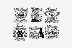 Dog Memorial PNG Bundle, Pet Loss Quote Clipart, Rainbow Product Image 8