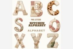 Kitchen Alphabet PNG Bundle Product Image 2