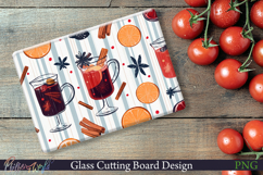 Cutting Board Design | Stripes | mulled wine Product Image 1