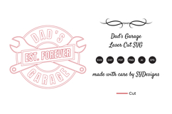 Dad’s Garage Laser Cut SVG Product Image 2
