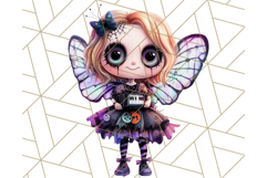 Halloween Fairy Clipart PNG, Cute Chibi Fairy Art Clip Art Product Image 5
