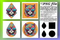 Whisker World: Cat-Themed Sublimation Fiesta Product Image 1