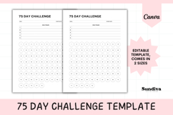 75 Day Challenge Editable Template 1 Product Image 1