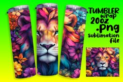 20oz Tumbler Design for Sublimation , Leo Product Image 1