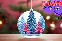 Sweater-Inspired Holiday Cheer: Round Sublimation Art Product Image 1