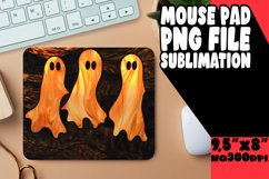 Autumn Delight Stained Glass Mouse Pad Design Sublimation Product Image 1