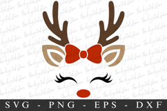 Merry Christmas Deer Svg | Christmas svg | Svg cut file Product Image 1