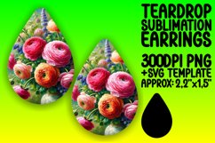 Trendy Teardrop Design for DIY Projects , Flower Product Image 1