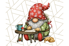 Christmas Gnome Clipart, Holiday Gnomes PNG Illustrations Product Image 5