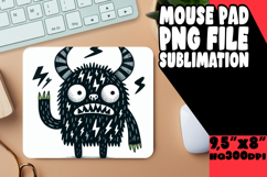 Bright MOUSE MAT Artistic Ideas, Monster Product Image 1