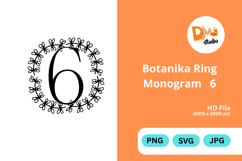 Botanika Ring Monogram Product Image 1