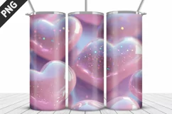 Valentines Love Skinny Tumbler PNG Wrap| Valentines Tumbler Product Image 2