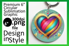 Creative Round Design for Coasters , Heart Product Image 1