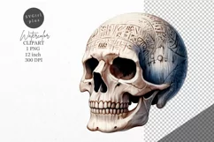 Halloween clipart, Skull clipart, Autumn clipart Product Image 1