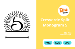 Cresverde Split Monogram Product Image 1