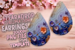 Colorful 3D Marble Glitter Sublimation Design Product Image 1