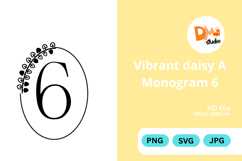 Vibrant Daisy Monogram Mark Product Image 1