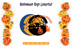 Layered Halloween Sign Lasercut Product Image 2