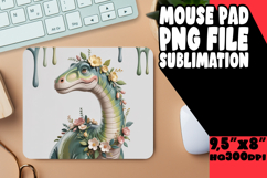ENCHANTED MOUSE PAD GIFT INSPIRATION, Cute Dino Product Image 1