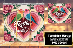 CHARMING 20oz Tumbler Design , Valentines Day Product Image 1